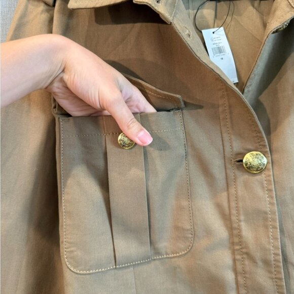 Banana Republic Voyage Belted Trench Jacket Khaki - Picture 5 of 14